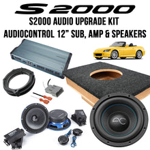 Load image into Gallery viewer, S2000 Premium Audio Upgrade Kit with AudioControl 12 Subs, Amp, and Speakers