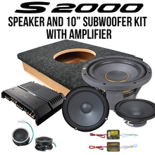 Load image into Gallery viewer, S2000 Audiofrog Speaker and Sony 10" ES Subwoofer Upgrade w/ Amplifier