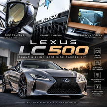 Load image into Gallery viewer, 2018–2023 Lexus LC 500 Front &amp; Blind Spot Side Camera Interface Kit
