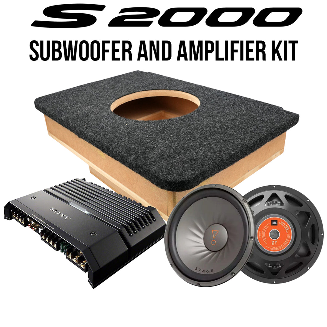 S2000 SUBWOOFER AND AMPLIFIER KIT