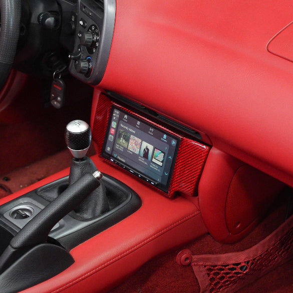 S2000 Red Carbon Fiber Dash Kit