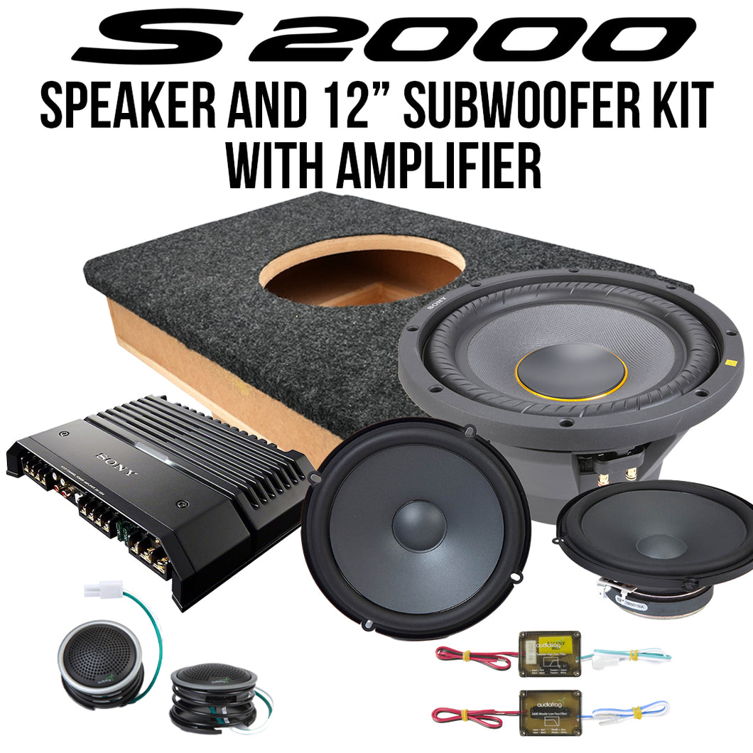 S2000 Audiofrog Speaker and Sony 12