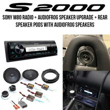 Load image into Gallery viewer, S2000 Sony M80 + Audiofrog G60 Speaker Package with Audiofrog GS42 Roll Hoop Enclosures
