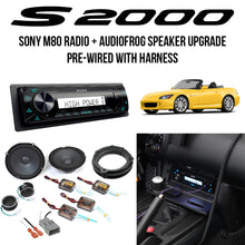 Load image into Gallery viewer, S2000 Sony M80 Radio + Audiofrog Speaker Upgrade
