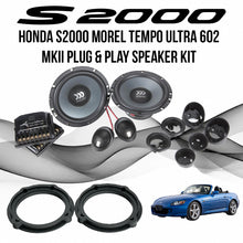 Load image into Gallery viewer, Absolute Electronix Honda S2000 Morel Tempo Ultra 602 MKII Plug &amp; Play Speaker Kit
